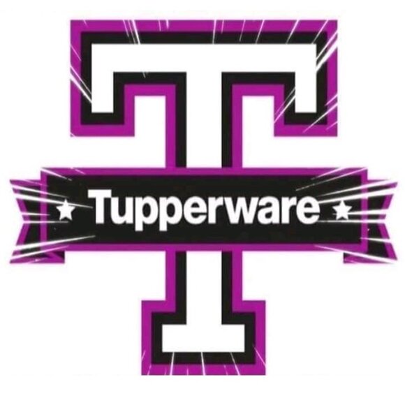 Tupperware Thatsa Mega Bowl 42 Cups in Dark Blue with White Seal Double Handles! - Picture 7 of 7